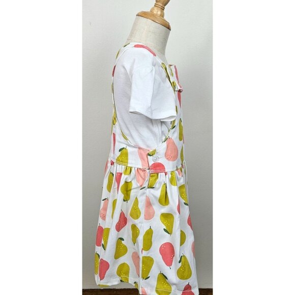Girls Just One You By Carters Pear Print Dress & White T-Shirt Set 3T and 4T av - Picture 4 of 10